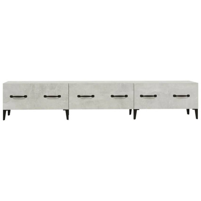 vidaXL Szafka pod TV, szarość betonu, 150x34,5x30 cm