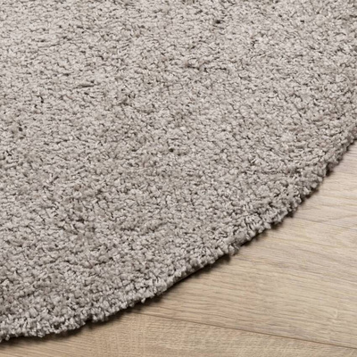 vidaXL Dywan z długim włosiem PAMPLONA, beżowy, Ø 120 cm