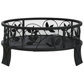 vidaXL Palenisko z pogrzebaczem, 50 cm, XXL, stal