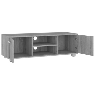 vidaXL Szafka pod TV, szary dąb sonoma, 110x40x35 cm