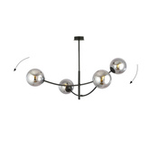 Lampa sufitowa HUNTER 4 BLACK/GRAFIT