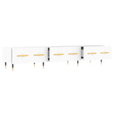 vidaXL Szafka pod TV, biała, 150x36x30 cm, materiał drewnopochodny wariant 4