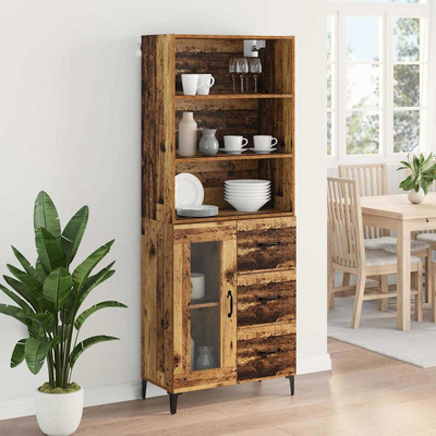 Highboard Stare drewno 69,5 x 34 x 180 cm Drewno inżynieryjne