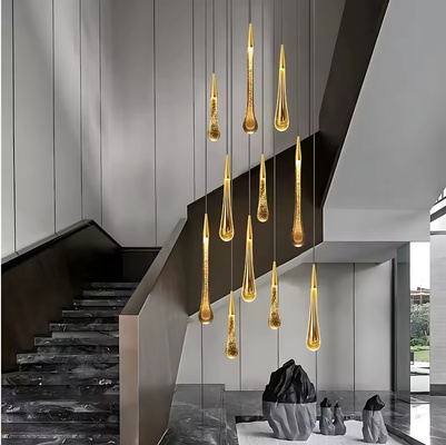 Lampa wisząca Abigali Melted Gold 3W 3000K, złoty