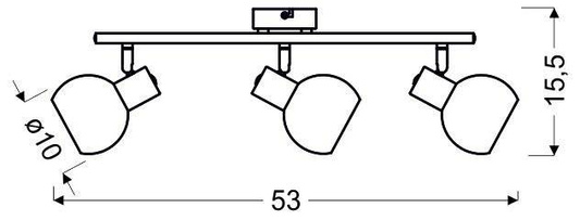 Lampa ścienna candellux mauro 93-61607 listwa e14 led rgb satyna nikiel z pilotem