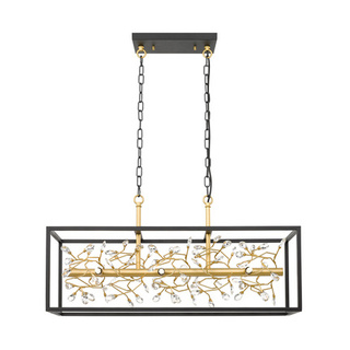 P0578-06C-P7TF SPRING LAMPA WISZĄCA CZARNO-ZŁOTA/BLACK-GOLD