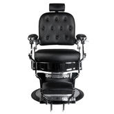 Gabbiano fotel barberski Ernesto czarny 125378