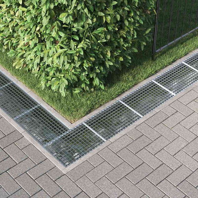 Ruszt srebrny 50 x 35 x 2 cm Stal ocynkowana na gorąco