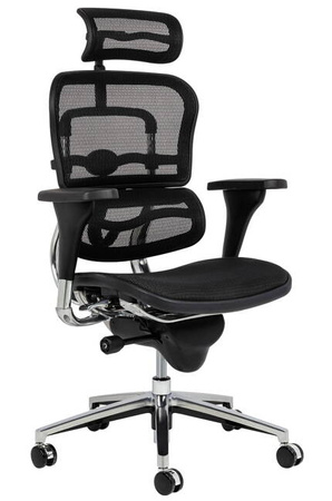 Fotel biurowy ERGOHUMAN czarny