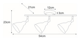 Lampa sufitowa K-8005-3 WH z serii WATSO WHITE KAJA