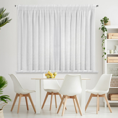 Firana Kleo biała 345x140