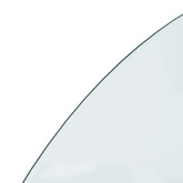 Szklana płyta kominkowa przezroczysty 1200 x 500 mm Szkło