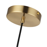 Nowoczesna Lampa Wisząca 30cm Biała ze Szkła Abruzzo Grami