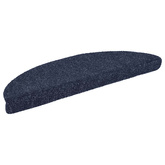 Maty na schody samoprzylepne 15 szt. 56x17x3 cm niebieskie półokrągłe