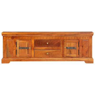vidaXL Szafka pod TV, 119x30x40 cm, lite drewno akacjowe