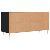vidaXL Szafka pod TV, czarna, 102x36x50 cm, materiał drewnopochodny