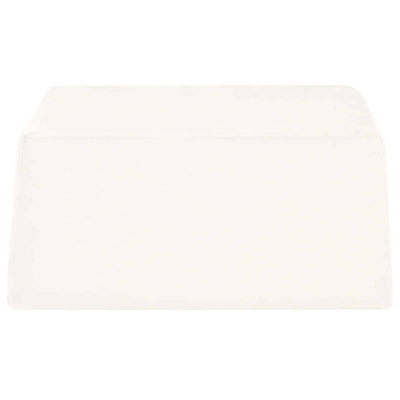 Poduszka na nogi Gładki Biały 63 x 52 x 19,5 cm Pianka PU