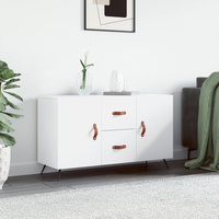 vidaXL Komoda, biała, 100x36x60 cm, materiał drewnopochodny