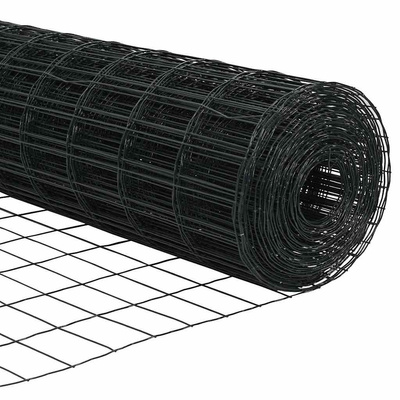 Ogrodzenie Euro 0,4 x 50 m Żelazo pokryte PVC Szary