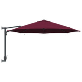Parasolka ogrodowa Bordeaux Czerwony 248 x 248 x 148 cm