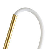 Nowoczesna Lampa podłogowa Złota LED 30W 3000K Abruzzo Spirali