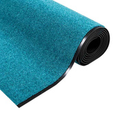 Dywanik wejściowy Cyan i Czarny 120 x 350 cm 100% poliamid