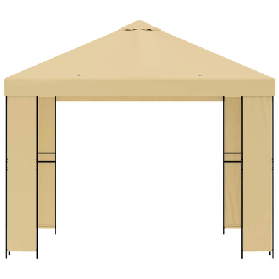 Altana 3 x 3 m kremowy Poliester i Stal 190 gsm