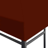 Zadaszenie do altany, 310 g/m?, 3x4 m, terakotowe