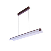 Lampa sufitowa wisząca candellux curacoa led brązowy 4000k