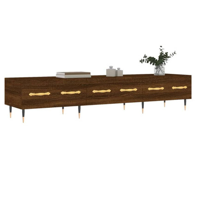 vidaXL Szafka pod TV, brązowy dąb, 150x30x44,5 cm
