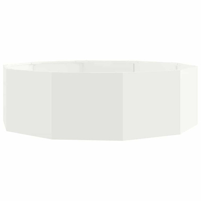 Donica Biały 120 x 120 x 35 cm Stal