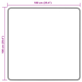 Chodnik dywanowy MARSA piaskowy 100 x 100 cm Poliester i PVC