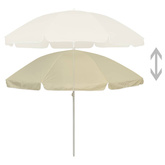 Parasol plażowy, piaskowy żółty, 240 cm