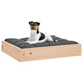 vidaXL Legowisko dla psa, 51,5x44x9 cm, lite drewno sosnowe
