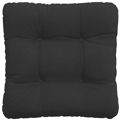 Poduszki na siedziska 4 pcs Czarny 45 x 45 cm