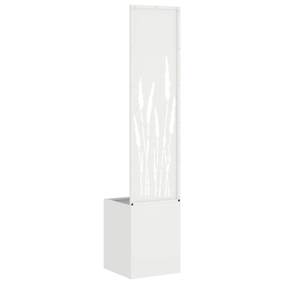 Ekran zapewniający prywatność w ogrodzie Biały 32 x 150 cm