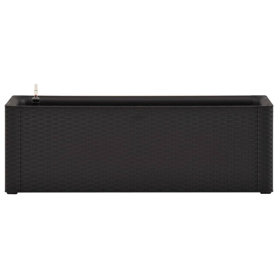 Podwyższona donica z systemem podlewania, antracyt, 100x43x33cm