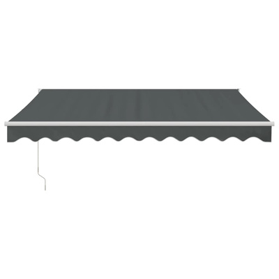 Zwijana markiza, antracytowa, 3x2,5 m, tkanina i aluminium