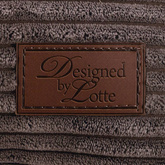 Designed by Lotte Legowisko dla psa, prążkowane, brązowe, 65x60x20 cm