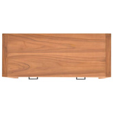 vidaXL Biurko z 2 szufladami, 100x40x75 cm, drewno tekowe