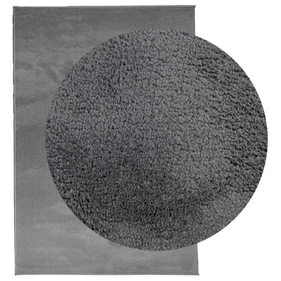 vidaXL Dywan OVIEDO z krótkim włosiem, antracytowy, 200x280 cm