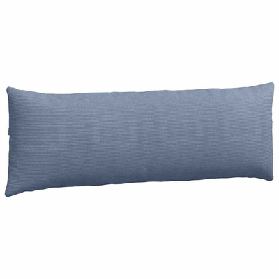 Poduszki na sofę 2 pcs Niebieski 120 x 40 cm Tkanina sztruksowa