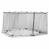 Siatka na komary do altany 220 mesh Czarny 4 x 3 x 2 cm