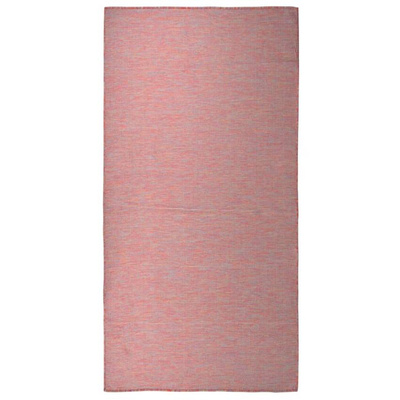vidaXL Dywan zewnętrzny o płaskim splocie, 100x200 cm, czerwony