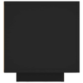 Szafka TV z oświetleniem LED, czarna, 160x35x40 cm