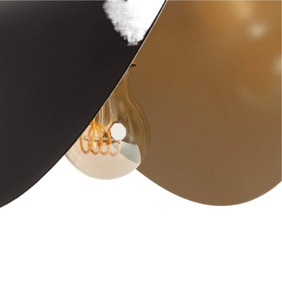 Lampa Wisząca Czarno-złota 40cm E27 Abruzzo Sessanta