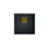 DAVID 40 GraniteQ black diamond/elementy złote