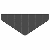 Krawężnik do trawnika 100 x 45 cm Stal Czarny