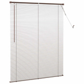 Żaluzja wenecka Ciemnobrązowy ze wzorem 150 x 120 cm 25 mm PVC