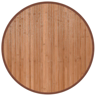 vidaXL Dywan okrągły, naturalny, 60 cm, bambusowy